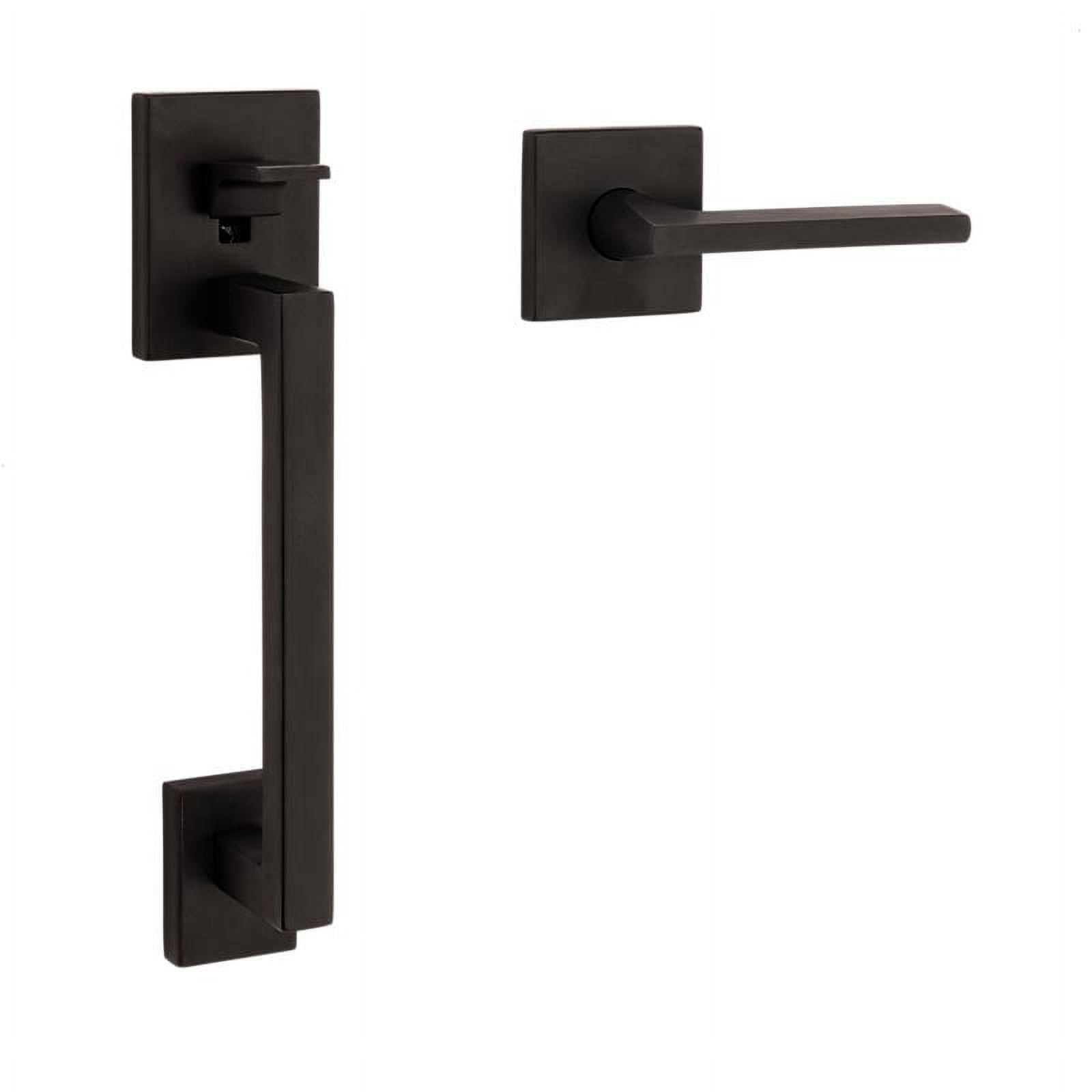 Minneapolis Oil Rubbed Bronze Left Handed Brass Handleset