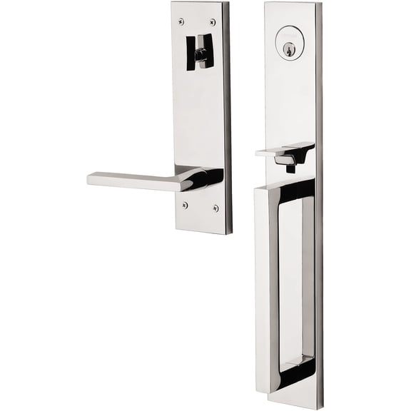 Baldwin 85392055RENT Minneapolis Right Handed Single Cylinder Keyed Entry Full Plate