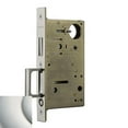 thumbnail image 1 of Baldwin 8602055STR Pocket Door Lock with Pull, Polished Nickel with Lifetime, 1 of 1