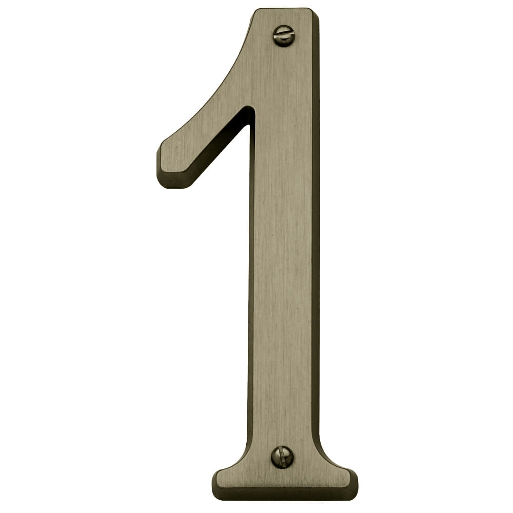 Baldwin Carded Surface Mount House Number