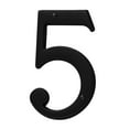 thumbnail image 1 of Baldwin 90675 Solid Brass Residential House Number 5 - Black, 1 of 7