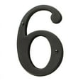 thumbnail image 1 of Baldwin 90676260# 6 House Number, Bright Chrome, 1 of 7
