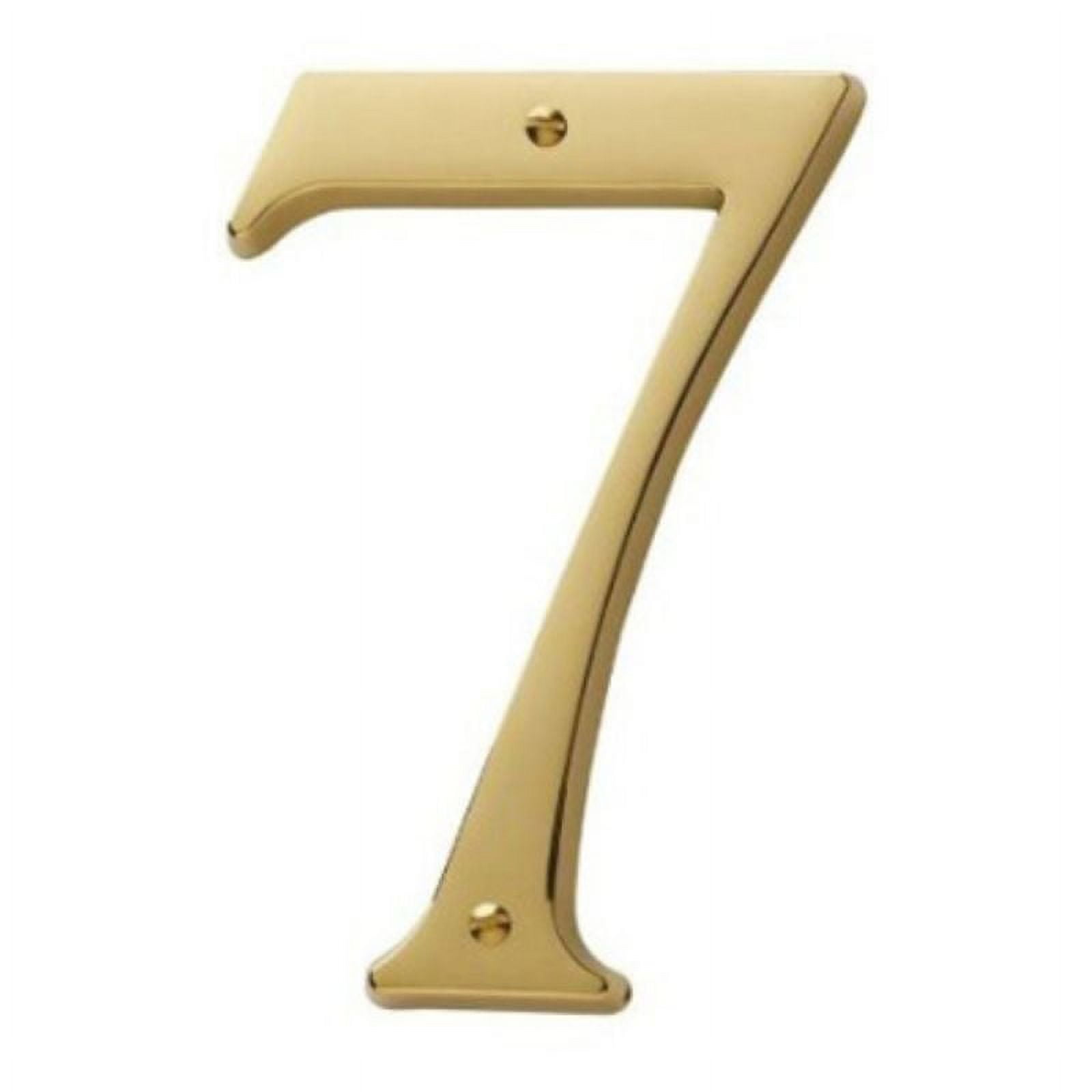 Baldwin 90677260# 7 House Number, Bright Chrome