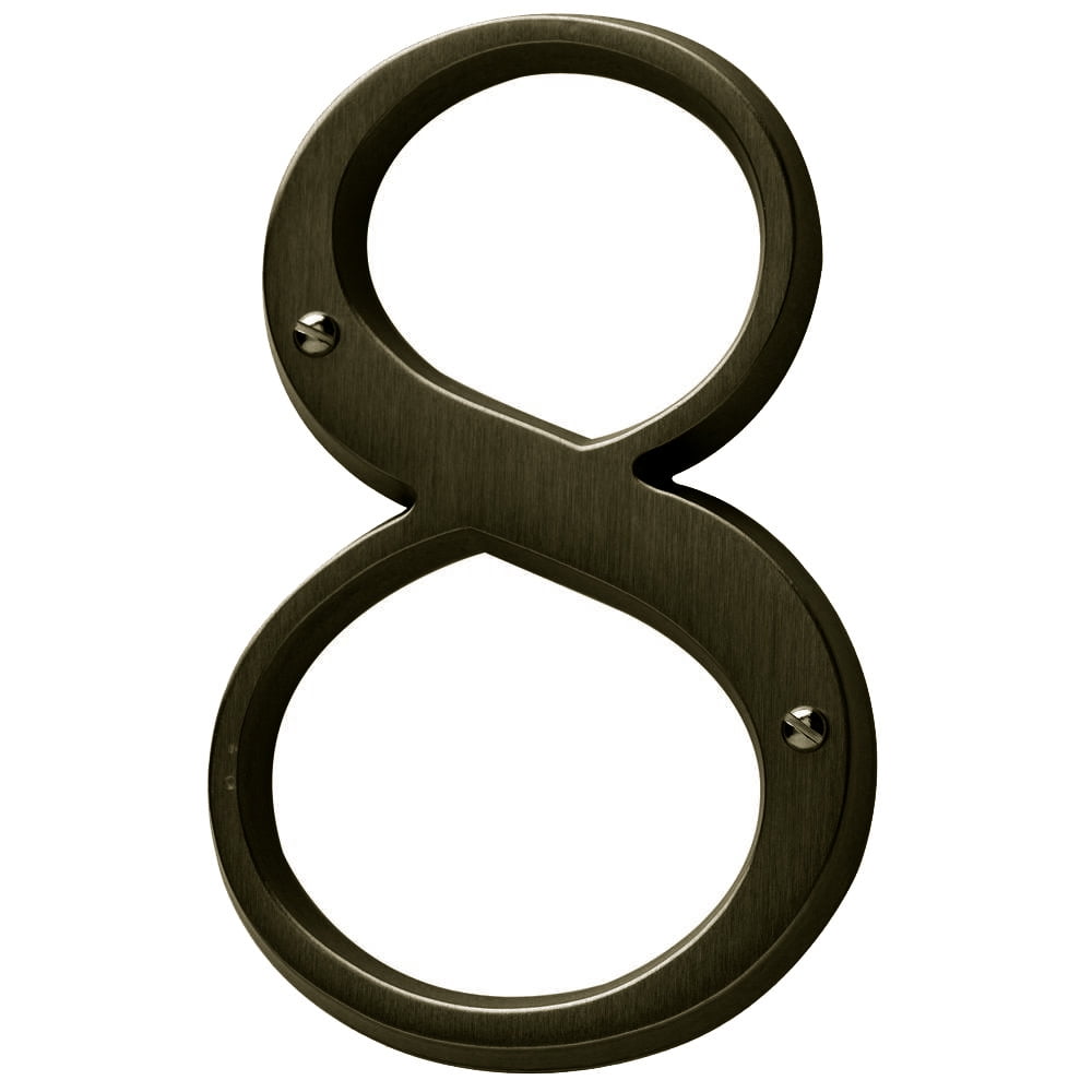 Baldwin Carded Surface Mount House Number