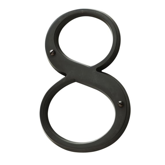 Baldwin 90678.102 House Number 8, Oil-Rubbed Bronze