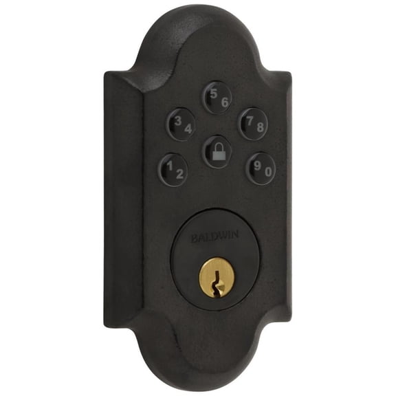 Baldwin Boulder Arched Electronic Deadbolt