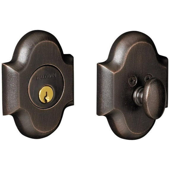 Baldwin Boulder Arched Single Cylinder Deadbolt