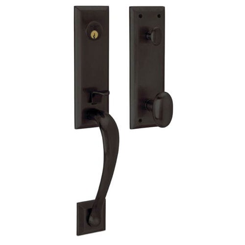 Baldwin Cody Full Dummy Handleset with Interior Knob and Trim and Emergency Egress