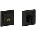 thumbnail image 1 of Baldwin 8254190 Square Solid Brass Single Cylinder Keyed Entry Deadbolt From The Estate, 1 of 2
