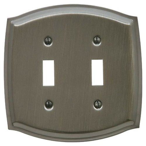 Baldwin Colonial 2-Gang Toggle Switch Wall Plate