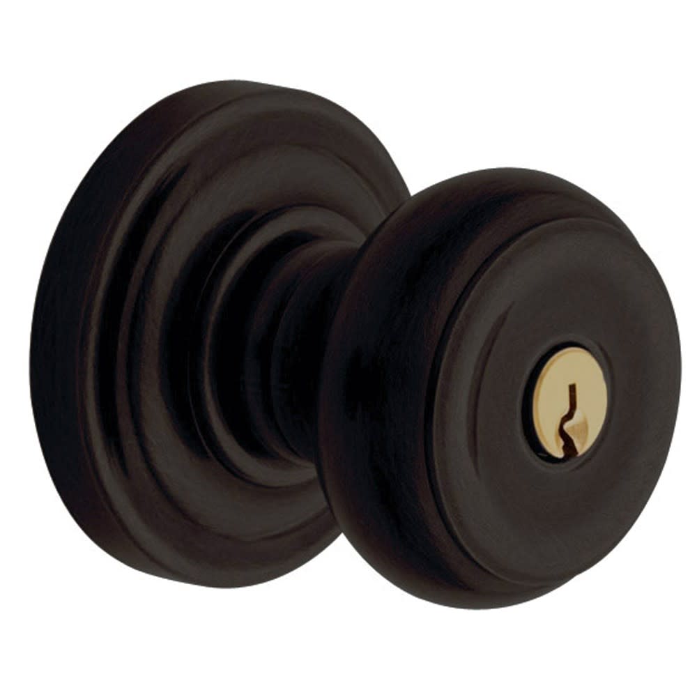 Baldwin Colonial Keyed Entry Door Knob Set with Classic Rosette - image 1 of 4