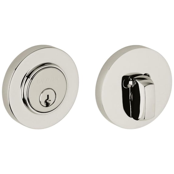 Baldwin 8244055 Contemporary Solid Brass Single Cylinder Keyed Entry Deadbolt From The