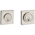 thumbnail image 1 of Baldwin 8221 Santa Monica Contemporary Square Double Cylinder Deadbolt - Chrome, 1 of 7