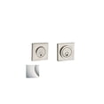 thumbnail image 1 of Baldwin 8221 Santa Monica Contemporary Square Double Cylinder Deadbolt, Lifetime Polished Nickel, 1 of 7