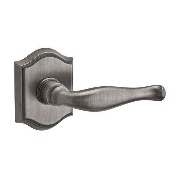 Baldwin Decorative Privacy Door Lever with Traditional Arch Rose