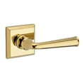 thumbnail image 1 of Baldwin ENFEDTSR141 Federal Single Cylinder Keyed Entry Door Lever Set with Traditional Square Rose - Polished Nickel, 1 of 1