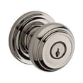 thumbnail image 1 of Baldwin ENTRATRR141 Traditional Single Cylinder Keyed Entry Door Knob Set with Traditional Round Rose - Polished Nickel, 1 of 1