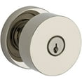 thumbnail image 1 of Baldwin Ec.Con.Crr Modern Single Cylinder Keyed Entry Door Knob Set - Nickel, 1 of 7