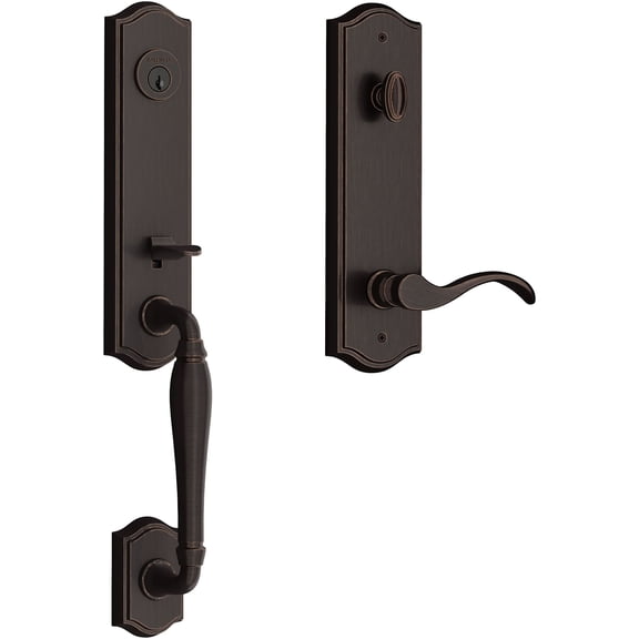 Baldwin Ee.Newxcur.R.Tae New Hampshire One Piece Single Cylinder Keyed Entry Handleset -