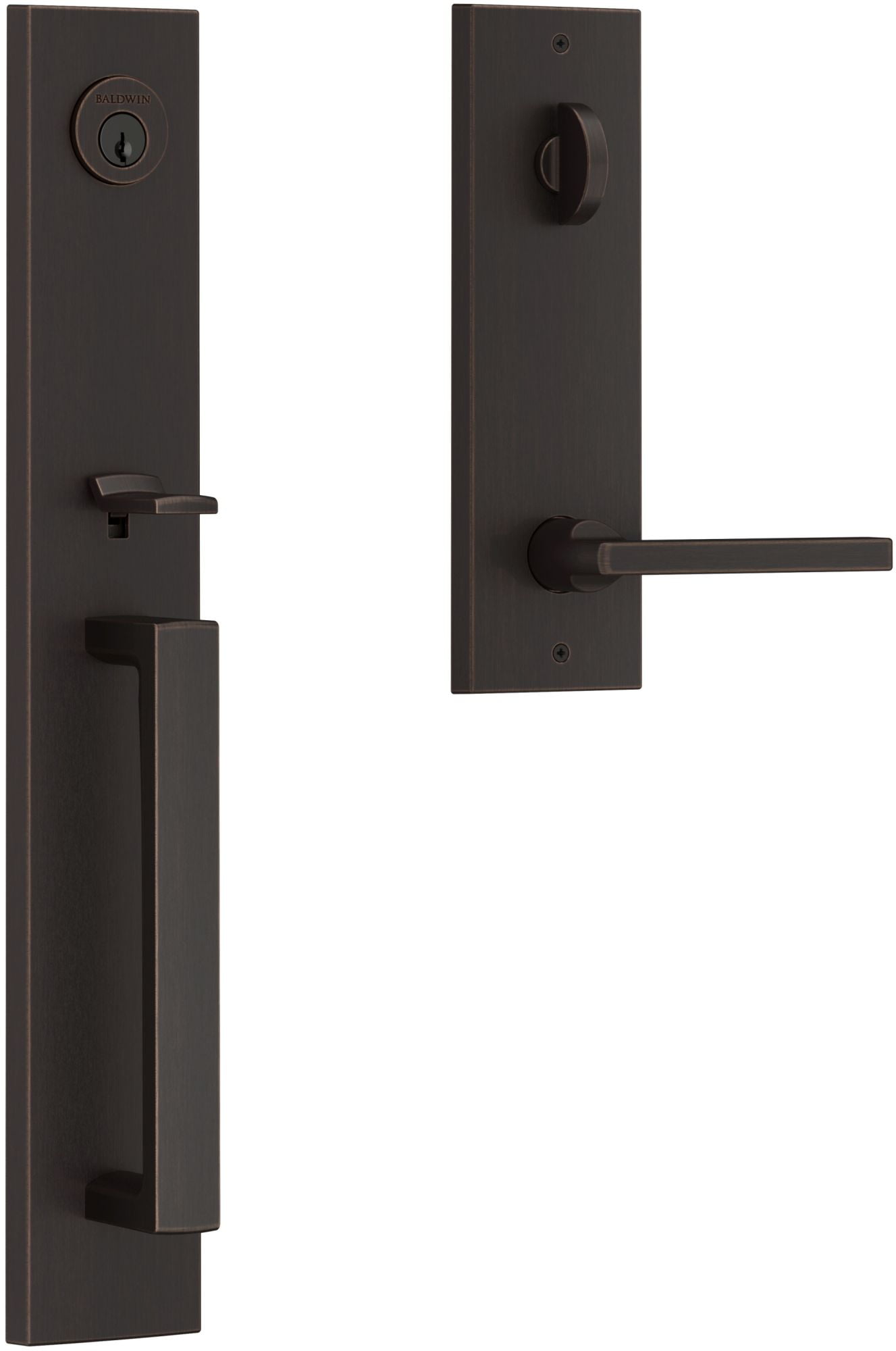 Bronze Solid Brass Single Cylinder Keyed Entry Handleset