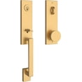 thumbnail image 1 of Baldwin Ee.Seaxcon.Cqe Seattle One Piece Single Cylinder Keyed Entry Handleset - Brass, 1 of 6