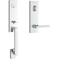 thumbnail image 1 of Baldwin EESEAxSQUCQE260 Seattle One Piece Single Cylinder Keyed Entry Handleset - Chrome, 1 of 6