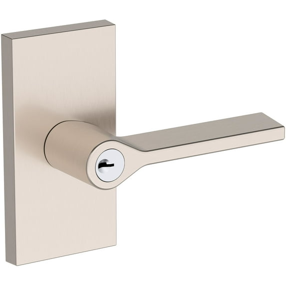 Baldwin ENANACFR150 Anaheim Hills Single Cylinder Keyed Entry Door Lever Set - Nickel