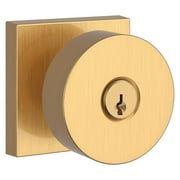 Baldwin En.Con.Csr Contemporary Single Cylinder Keyed Entry Door Knob - Brass