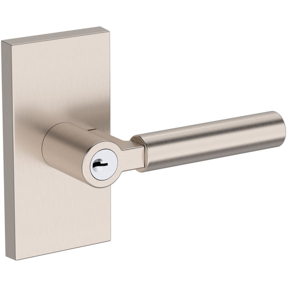 Baldwin ENLKFCFR150 Lake Forest Single Cylinder Keyed Entry Door Lever Set - Nickel