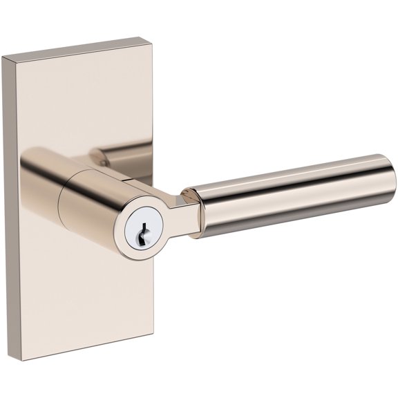 Baldwin ENLKFCFR055 Lake Forest Single Cylinder Keyed Entry Door Lever Set - Nickel