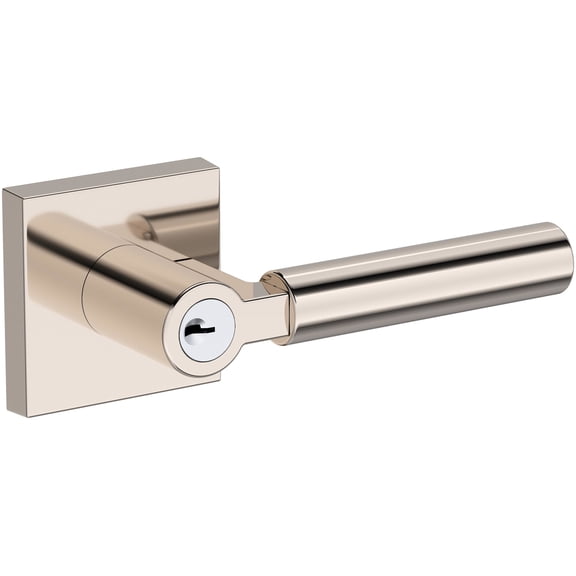 Baldwin ENLKFCSR055 Lake Forest Single Cylinder Keyed Entry Door Lever Set - Nickel