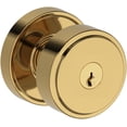 thumbnail image 1 of Baldwin ENVASRRR003 Vashon Single Cylinder Keyed Entry Door Knob Set - Brass, 1 of 7