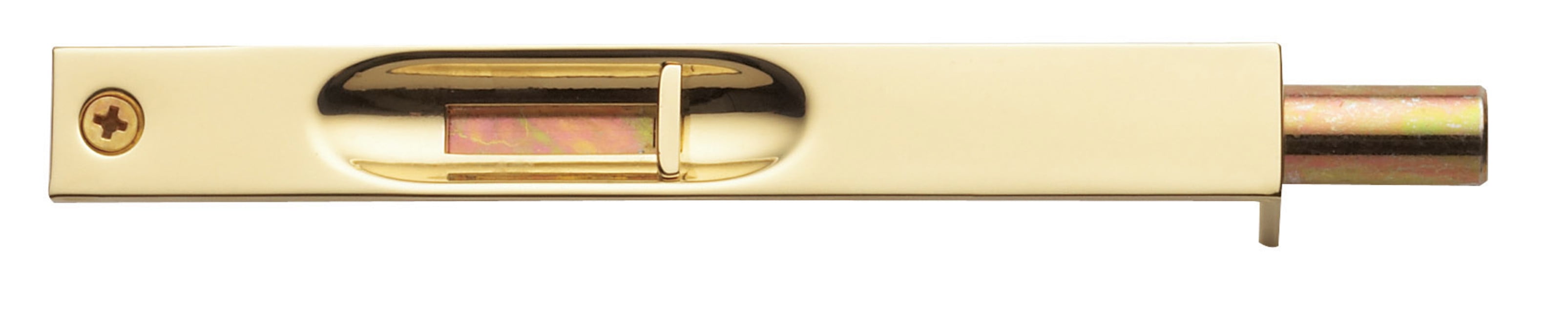 Lifetime Polished Brass 6" Flush Bolt Door Lock