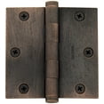 thumbnail image 1 of Baldwin 1035.I 3-1/2" Wide Plain Bearing Square Corner Mortise Door Hinge From The Estate, 1 of 7