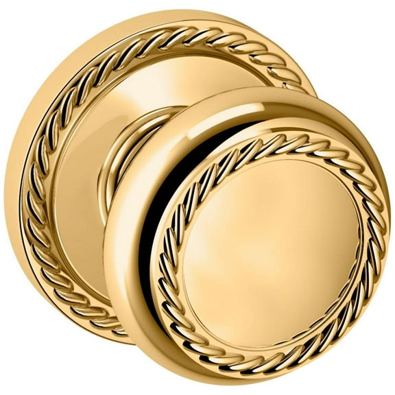 Baldwin Estate 5064003IDM Preconfigured 5064 Knob with 5004 Rose Half Dummy Lock&#44; Lifetime Brass