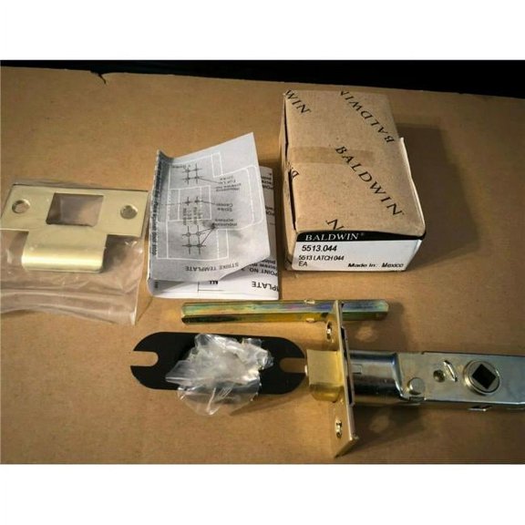 Baldwin Estate 5513044 2.37 in. Estate Lever Passage Latch, Satin Nickel