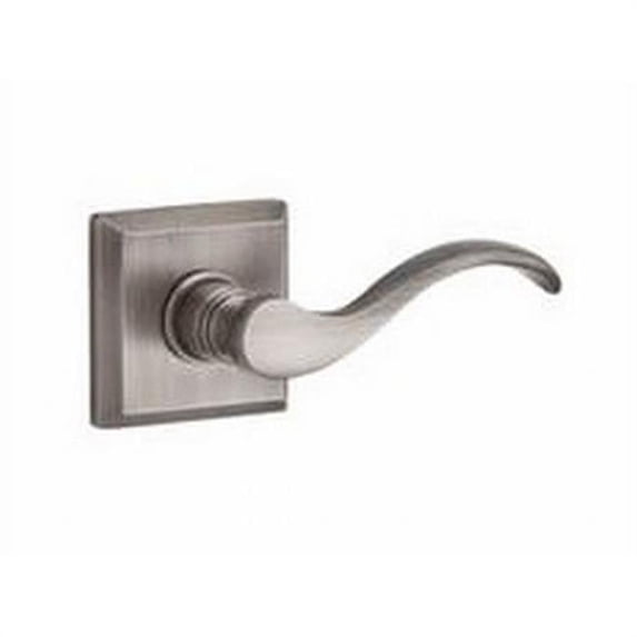 Baldwin FD.CUR.TSR.152 Full Dummy Curve Lever & Traditional Square Rose, Matte Antique Nickel