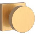 thumbnail image 1 of Baldwin FDCONCSR044 Contemporary Non-Turning Two-Sided Dummy Door Knob Set - Brass, 1 of 6