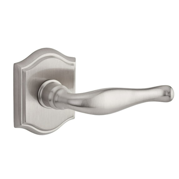 Baldwin Decorative Double Dummy Door Lever with Traditional Arch Rose