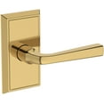 thumbnail image 1 of Baldwin Fd.Kin.R.Hfr Kingvale Non-Turning Two-Sided Dummy Door Lever Set - Brass, 1 of 7