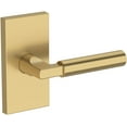thumbnail image 1 of Baldwin Fd.Lkf.R.Cfr Lake Forest Non-Turning Two-Sided Dummy Door Lever Set - Brass, 1 of 7