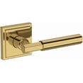 thumbnail image 1 of Baldwin FDRIDSSR003 Riddling Non-Turning Two-Sided Dummy Door Lever Set - Brass, 1 of 7