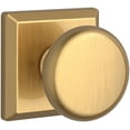 thumbnail image 1 of Baldwin Fd.Rou.Tsr Round Non-Turning Two-Sided Dummy Door Knob Set - Brass, 1 of 1