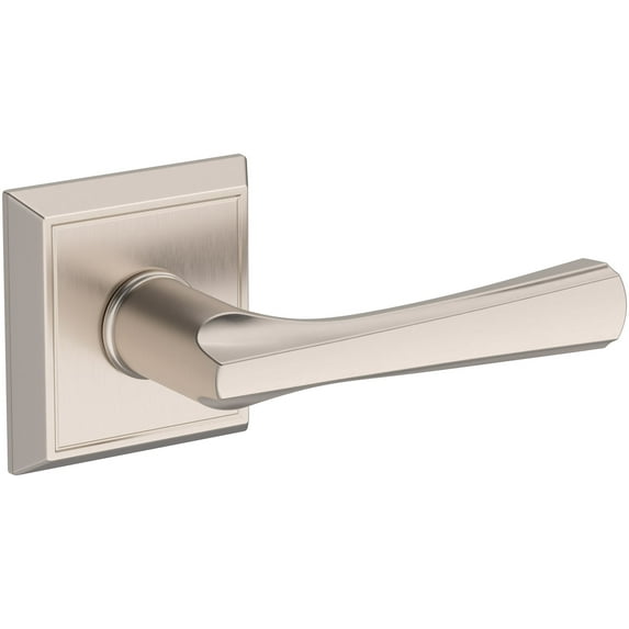 Baldwin FDWYNCHR150 Wyndcliff Non-Turning Two-Sided Dummy Door Lever Set - Nickel
