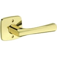 thumbnail image 1 of Baldwin HDWYNSFR031 Wyndcliff Non-Turning One-Sided Dummy Door Lever - Brass, 1 of 6