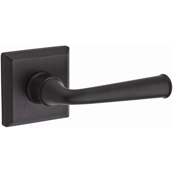 Baldwin Federal Privacy Door Lever with Traditional Square Rose