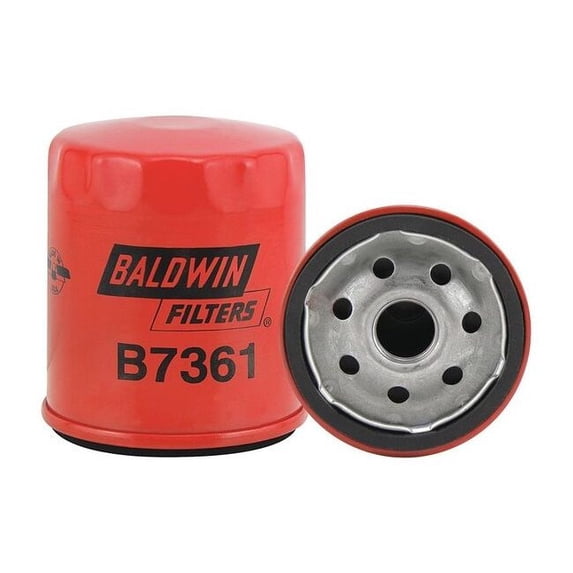 Baldwin Filters Oil Filter, Spin-On, 3-17/32"x3"x3-17/32" B7361