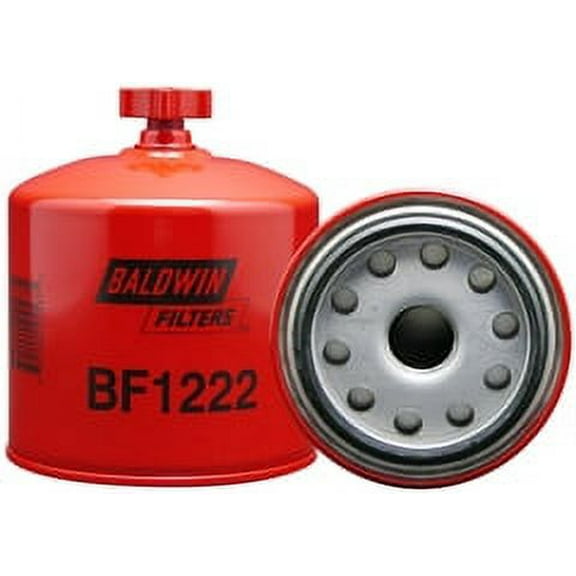 Baldwin Fuel/Water Separator Spin-on BF1222 Removable Drain 1991 FORD F 8 Cyl, 7.3 L
