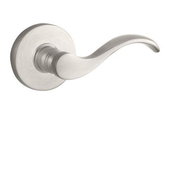 Baldwin HDCURRCRR150 Single Dummy Set with Curve Lever, Satin Nickel