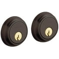 thumbnail image 1 of Baldwin 8021112 Traditional Double Cylinder Deadbolt For 1-5/8" Bore Hole - Bronze, 1 of 7